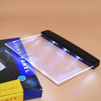 LED Flat Night Vision Reading Light – Portable Book Light for Bed & TravelLED Flach-Leselampe für die Nacht – Tragbares Buchlicht für Bett & Reisen