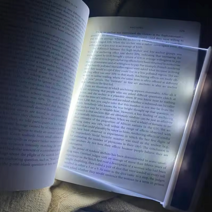 LED Flat Night Vision Reading Light – Portable Book Light for Bed & TravelLED Flach-Leselampe für die Nacht – Tragbares Buchlicht für Bett & Reisen